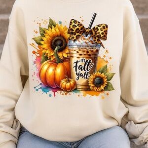 Women's Fall Graphic Sweatshirt